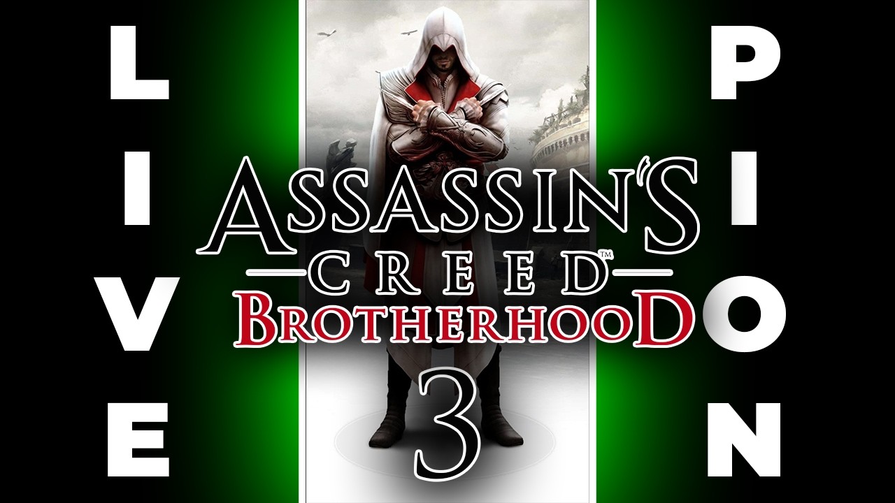 🔴LIVE | Czyszczenie mapy | Assassin's Creed: Brotherhood PL [#3][PION]