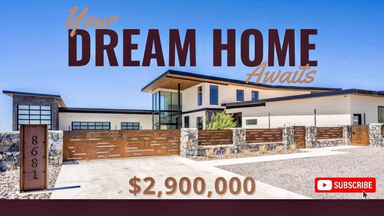 Touring a $2.9M Ultra-Modern Desert Mansion 🏜️ | Mountainside Luxury Living at Its Finest! #luxury