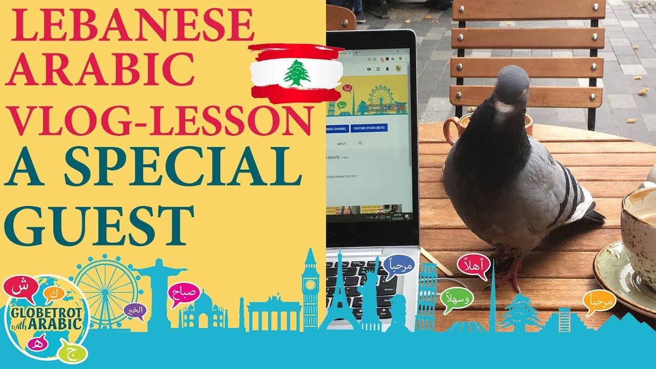 LEARN ARABIC: LEBANESE ARABIC (LEVANTINE DIALECT): VLOG LESSON: A SPECIAL GUEST