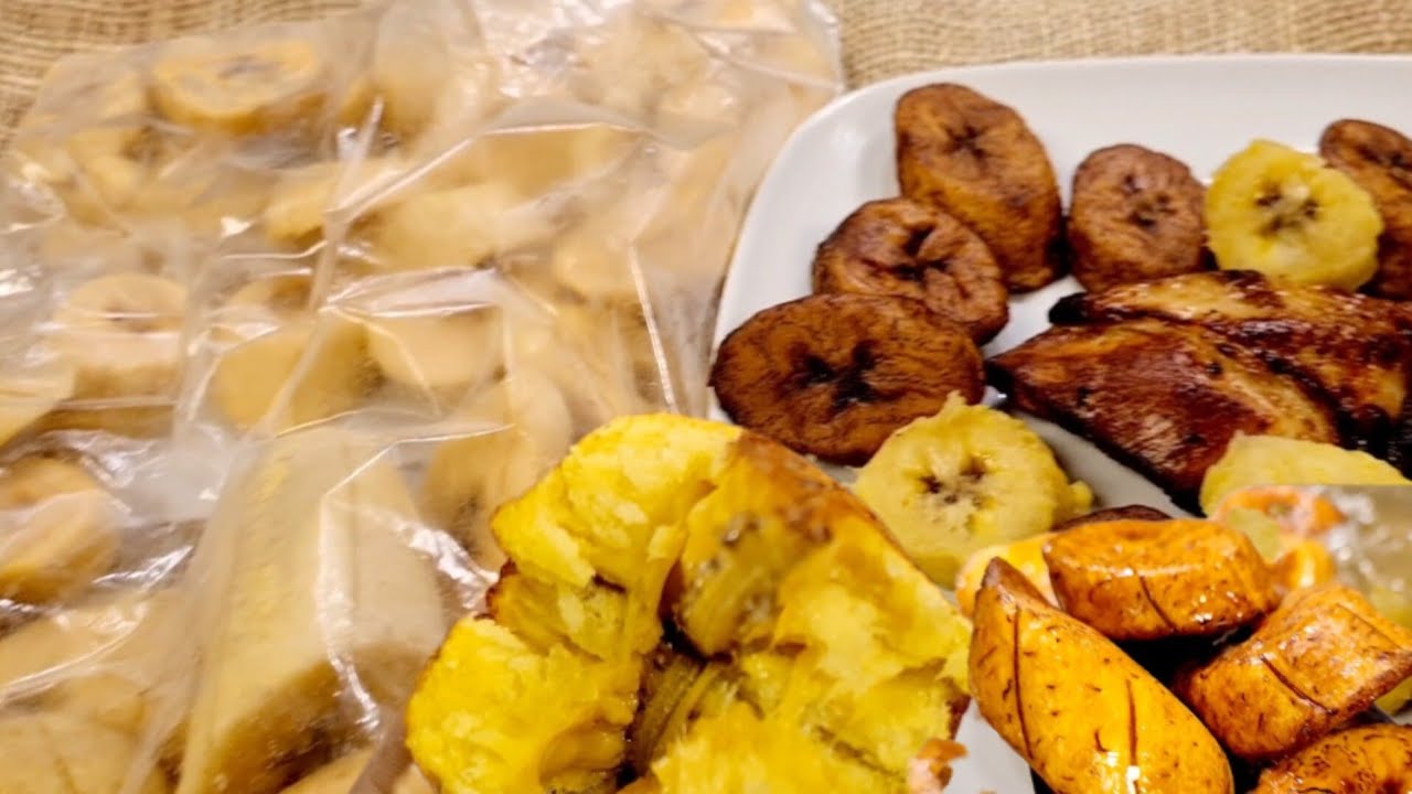 Comment  Conserver La Banane Plantain Au Congélateur