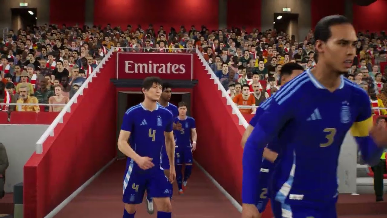 Arsenal vs Argentina | Efootball | Efootball PC 2025 Gameplay | RTX 5050 (No Commentary)