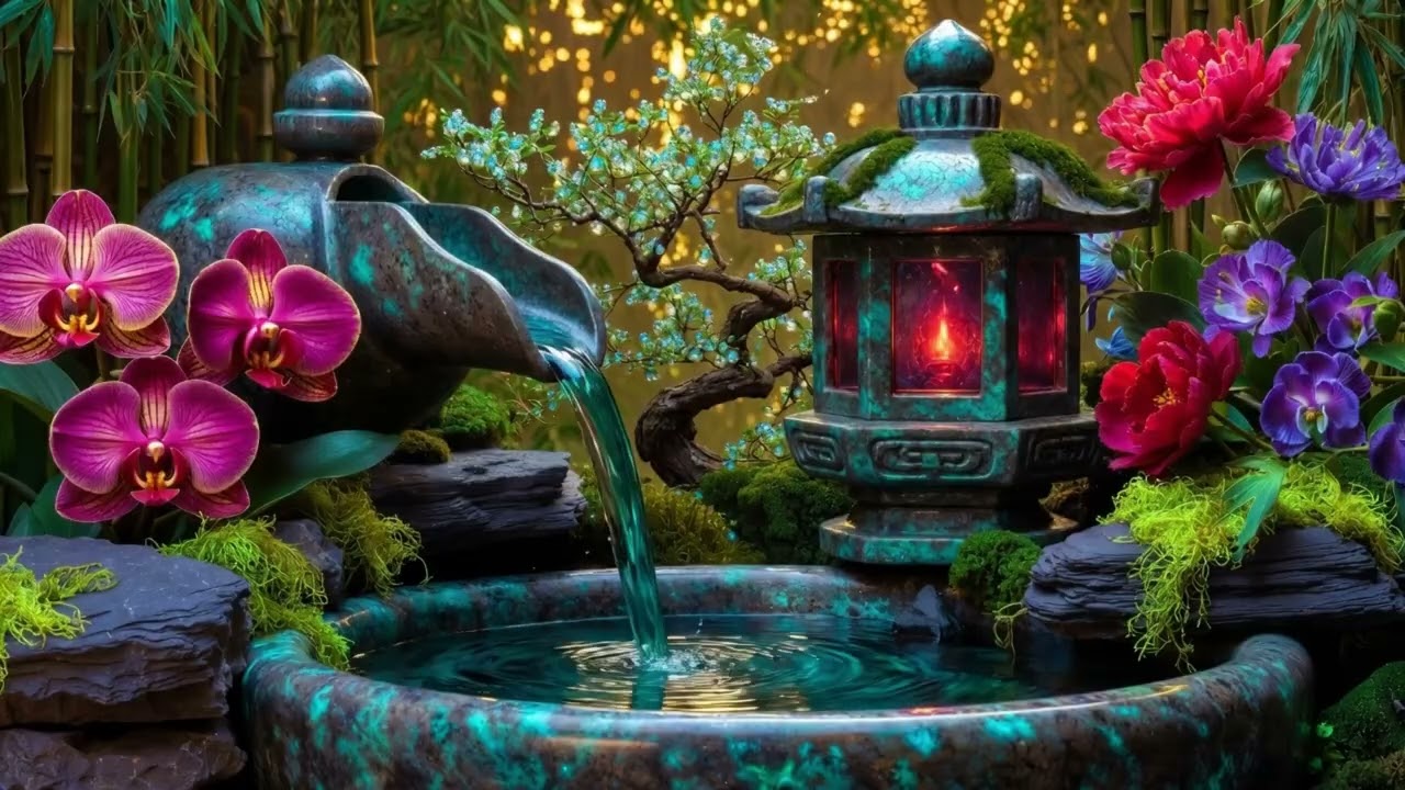 Calming Music for Sleep, Relax, Meditation 🌿 Soothing Water Sounds Calm Your Mind, Study Music
