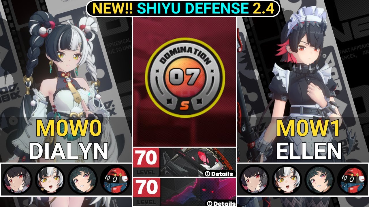 NEW CHARACTER! M0W0 Dialyn X M0W1 Ellen Showcase | NEW!! Shiyu Defense Zenless Zone Zero 2.4