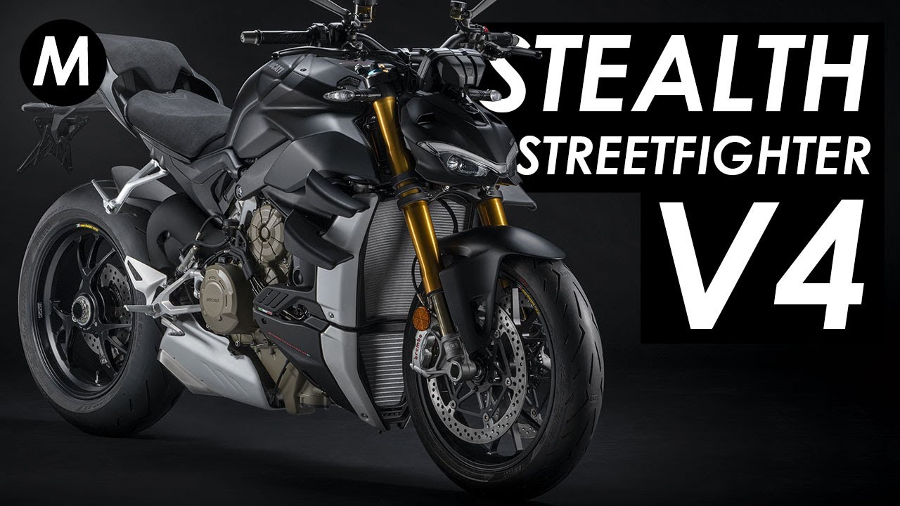 New 2021 Ducati Streetfighter V4 DARK STEALTH Edition Announced!