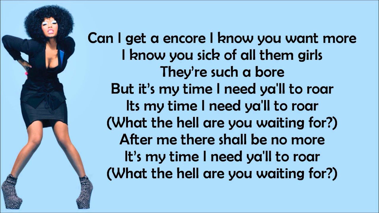 Nicki Minaj - Encore '07 Lyrics Video