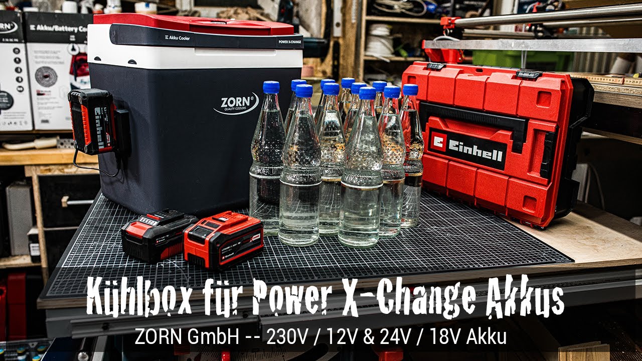 Kühlbox von Zorn mit Power X-Change Akkusystem