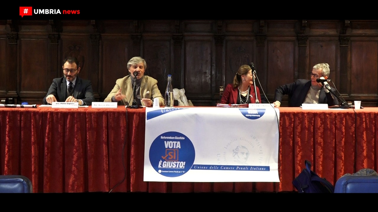 Referendum Giustizia // Chiusura campagna sulle ragioni del S&igrave; [UMBRIAnews]