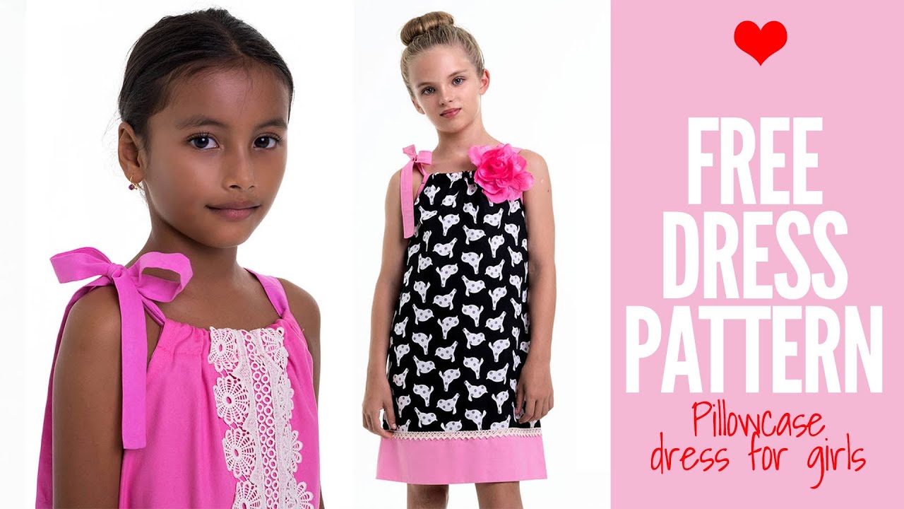 Pillowcase Dress Pattern | Free Girls Dress Pattern