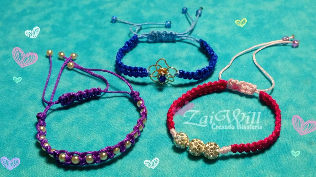 Pulseras Faciles y Rapido en Macrame