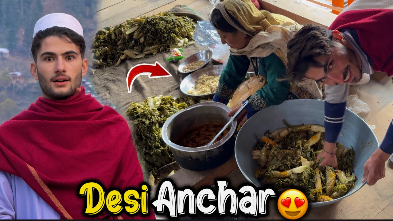 Daily Life in Neelum Valley | Sick But Still Vlogging | Desi Achaar & Family Day in Kashmir 