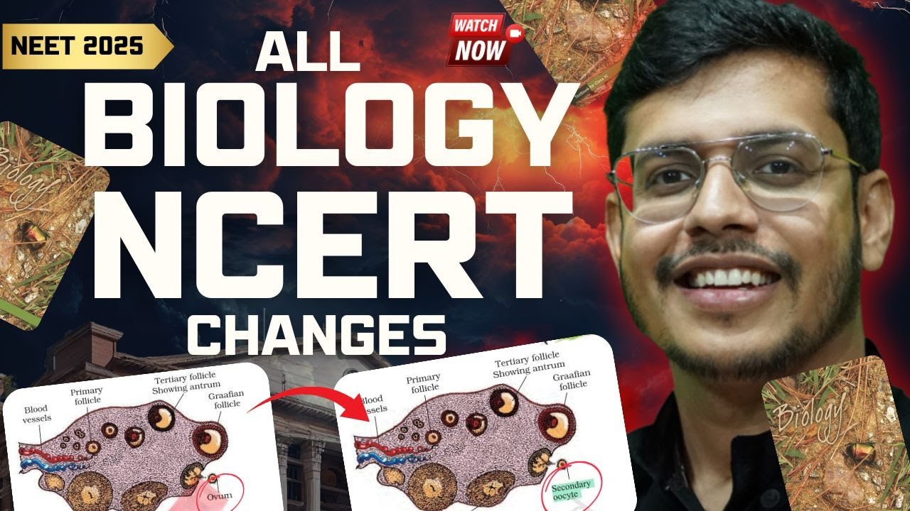 NEET 2025 Updated NCERT | NEW NCERT Major Changes | NEET 2025 Biology | NTA Latest Update