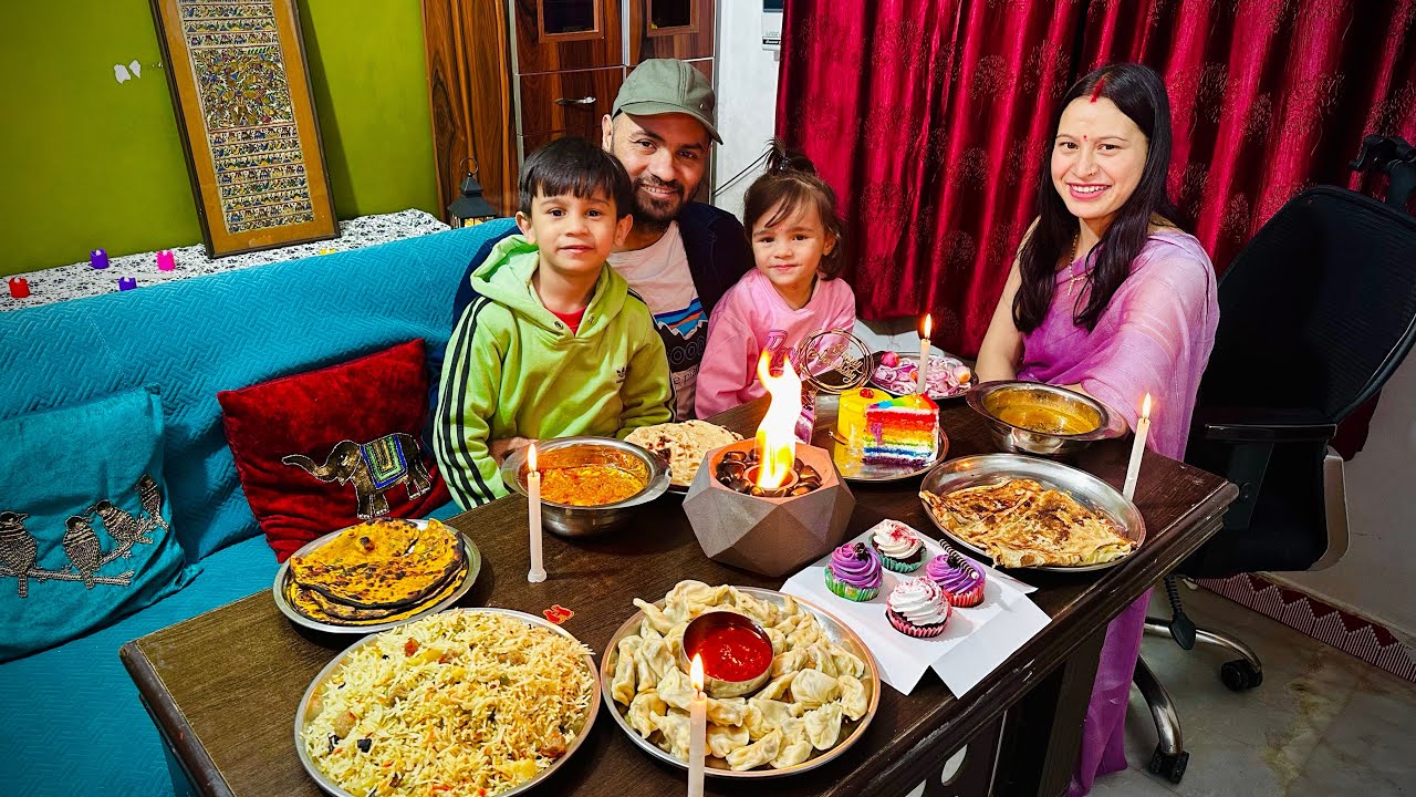 Candle Light Dinner Ghar Pe 🥰 With Family