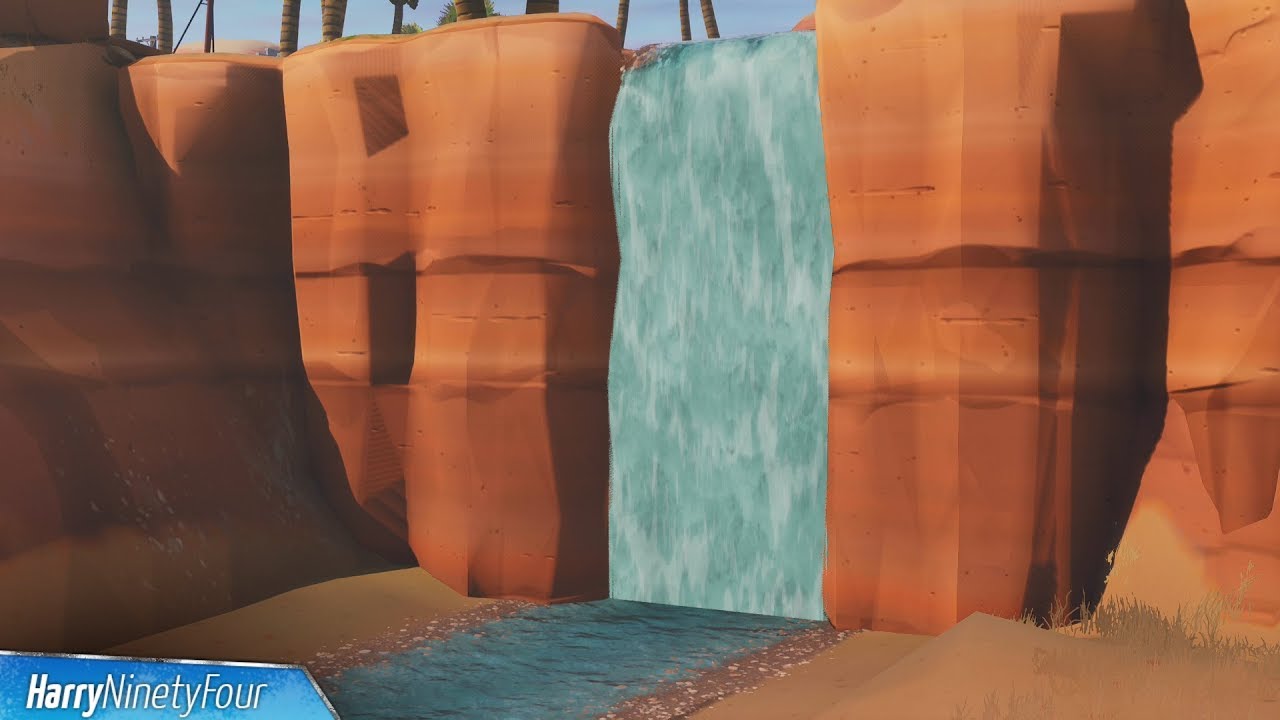 Fortnite Battle Royale - All Waterfall Locations Guide (Overtime Challenge)