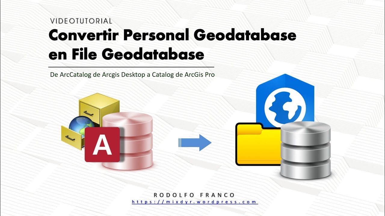 Convertir Personal Geodatabase en File Geodatabase