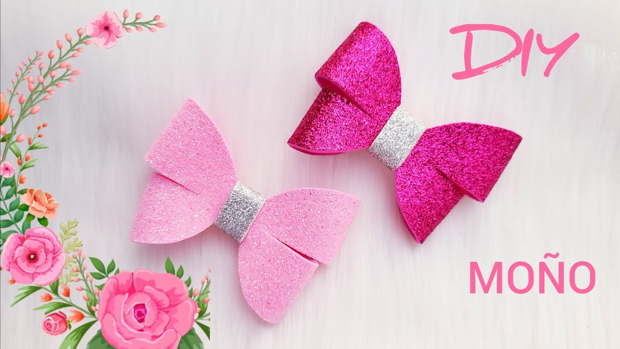 Fácil Rápido y Bonito🎀 Cómo hacer moños?How to make a hair bow🎀