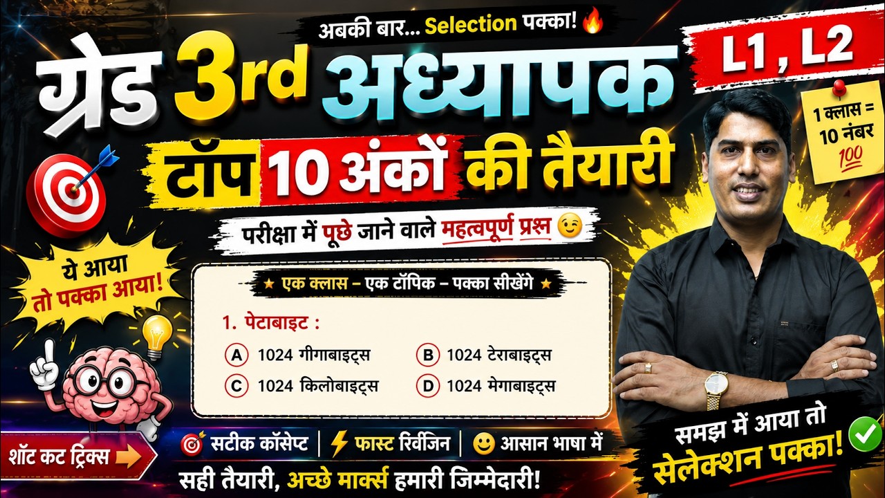 REET Mains 2026-27 | ICT Computer Class | Complete Course by Rakesh Saini Sir
