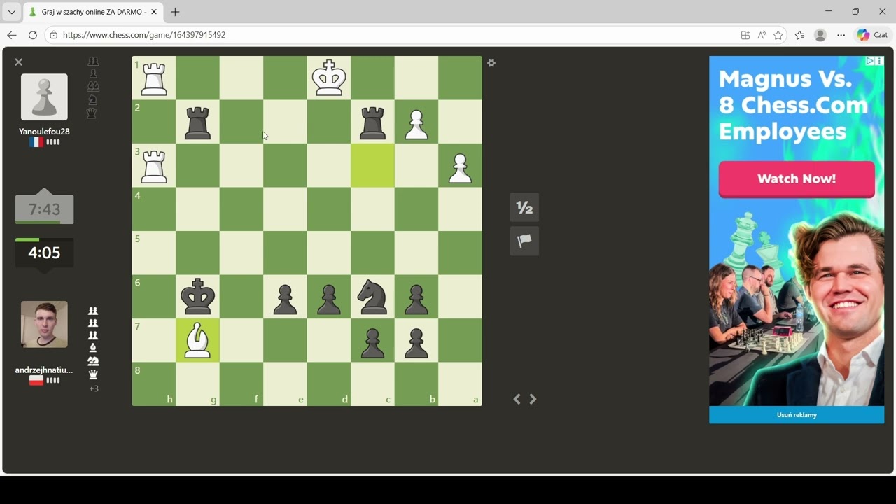 Droga do 1600 elo, chess.com #28