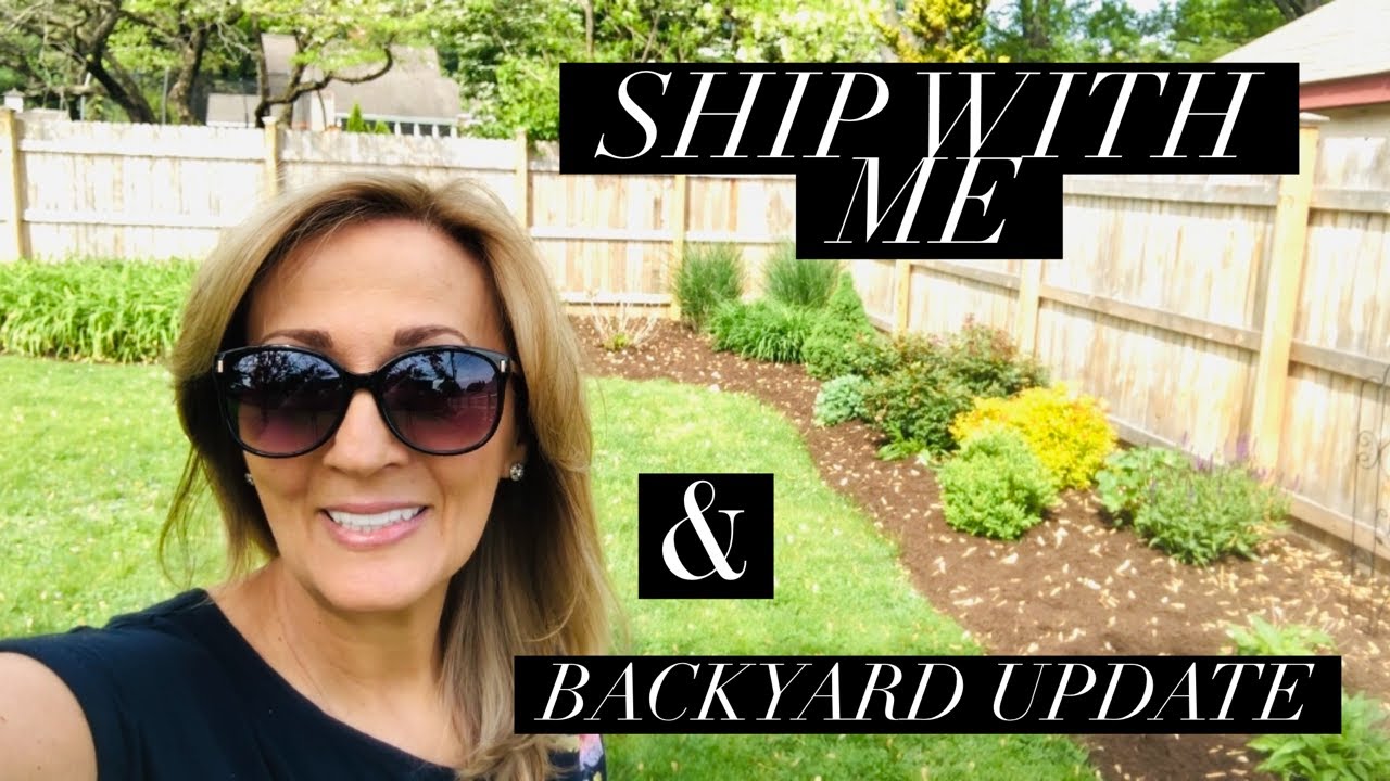 Much Requested Videos! My Yard / Fence Update tour & How I ship Ebay items at my Shipping Station