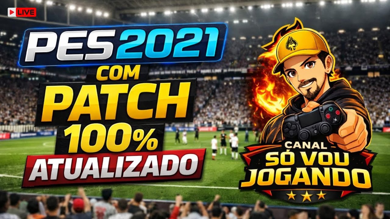 🚨 PES 2021 100% ATUALIZADO AO VIVO 🔥SHORTS
