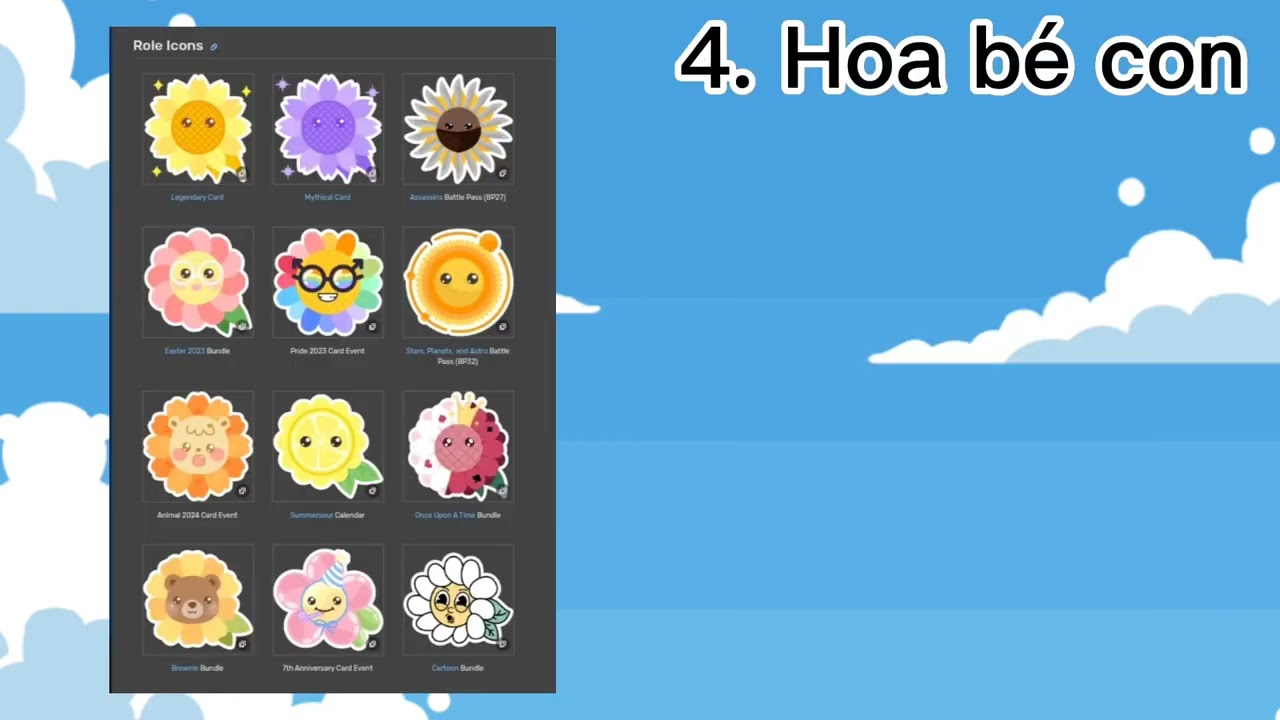 Top 5 role có nhiều icon nhất Wolvesville.