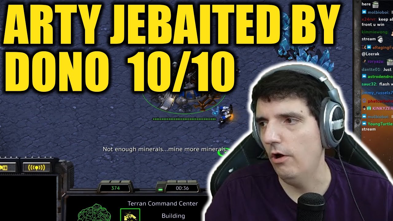 Artosis Jebaited by Guy In The Chat + Dono COMBO