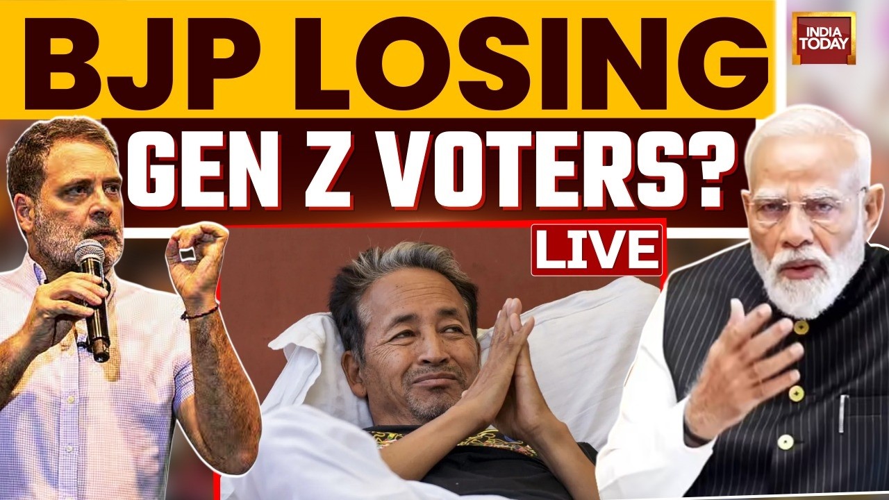 LIVE: Sonam Wangchuk Cockroach Janta Party Protest | BJP Losing Popularity With Gen Z Voters?