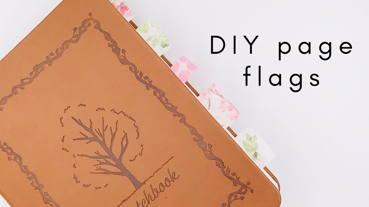 How to make page flags at home DIY stationery 🕊✨-Jenni Akel