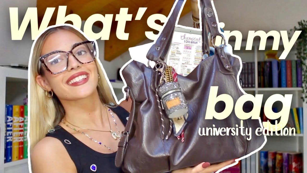 WHAT’S IN MY UNI BAG 2025♡ iPad, agenda, cuffie, in università #backtoschool #whatsinmybag 