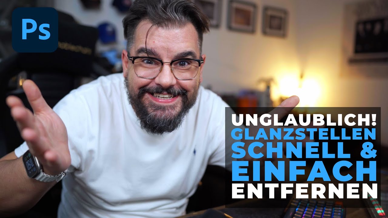 ECHT JETZT!? So EINFACH entfernst du GLANZSTELLEN aus Portraits