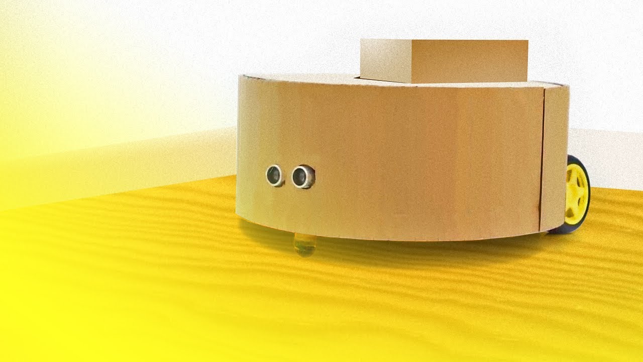 Robot vacuum cleaner on Arduino UNO // How to make // Homecraft