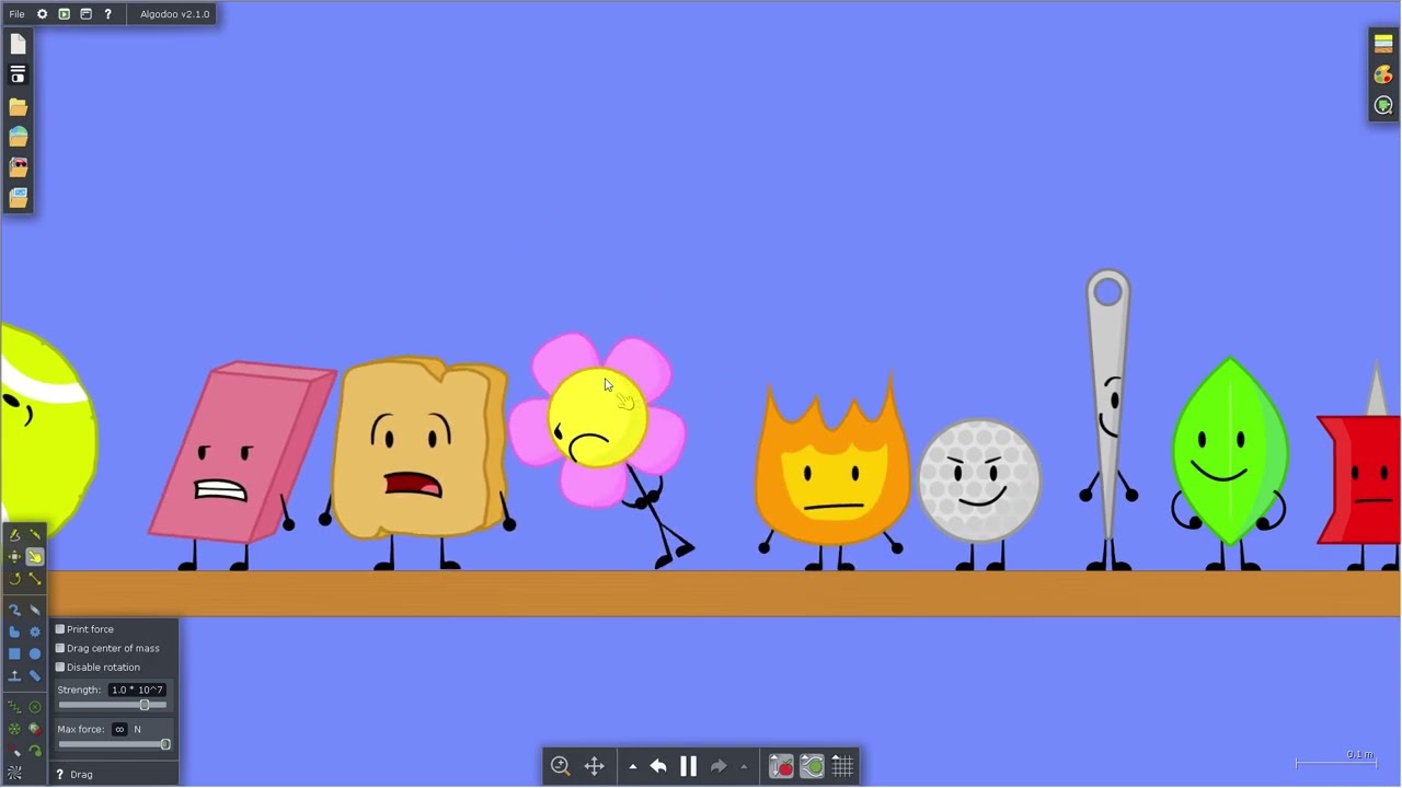 BFDI Balance beam 1