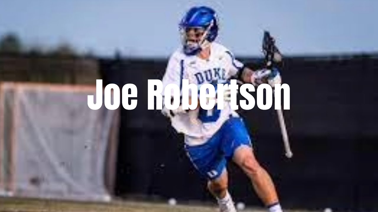 Joe Robertson Duke Career Lacrosse Highlights