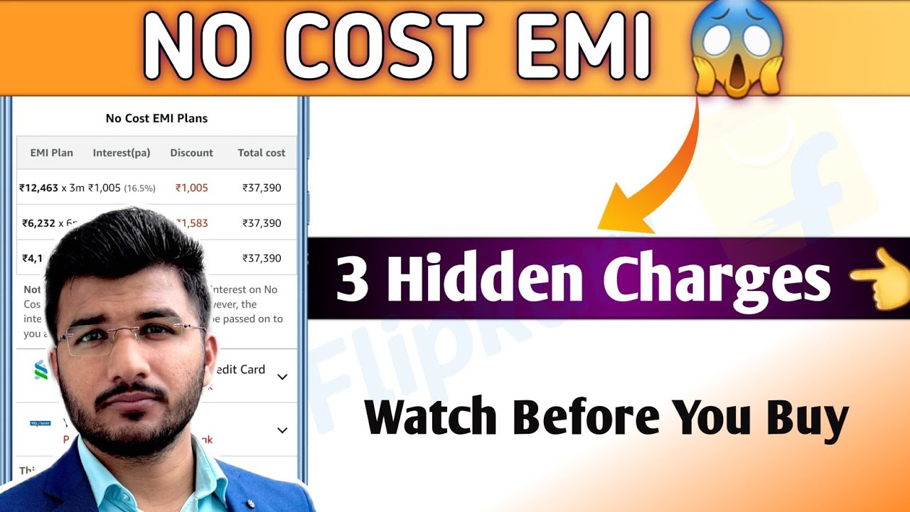 No Cost EMI Hidden Charges | Watch before you buy ‼️ | 3 Hidden Charges Explained in Hindi