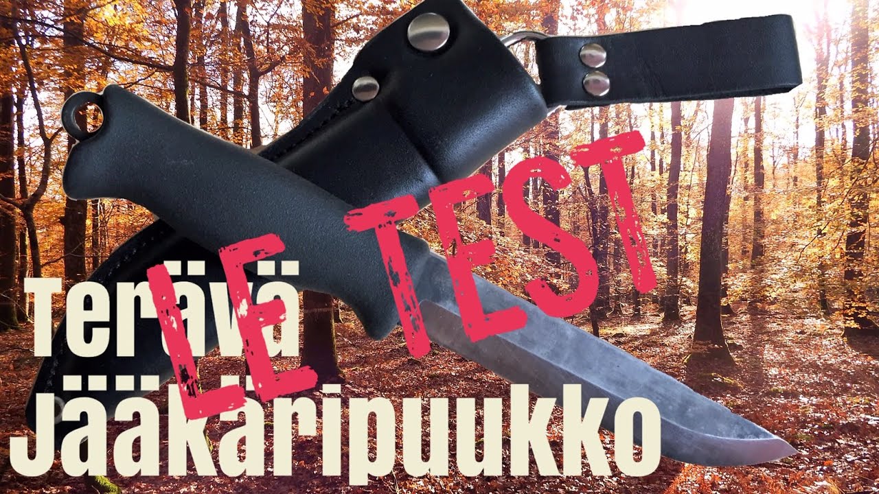 TERÄVÄ JÄÄKÄRIPUUKKO, c’est un vrai et excellent couteau de bushcraft !!!