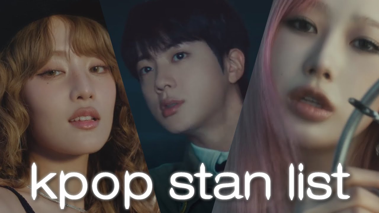 My kpop stan list (2025 edition)