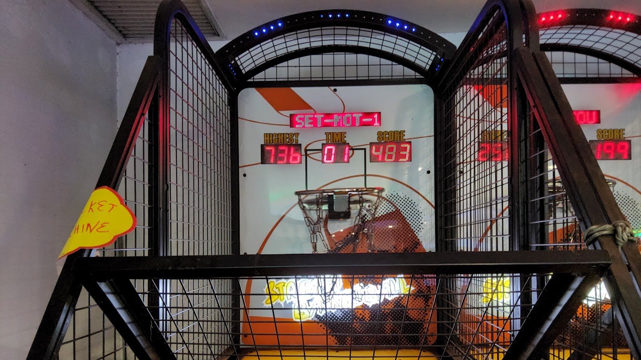 Street basketball machine (5xx) 7 balls (with testing intro)