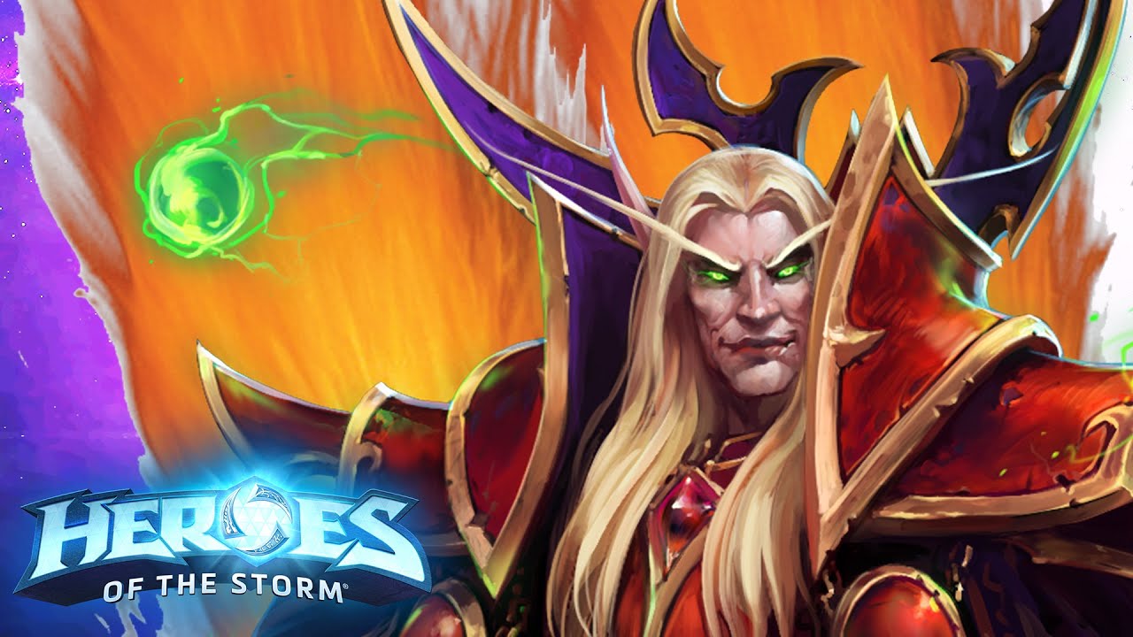 Kael'thas Flamestrikes For Big Damage! | Heroes of the Storm (Hots) Kael'Thas Gameplay
