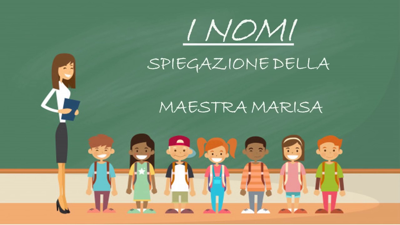 I nomi classe seconda primaria