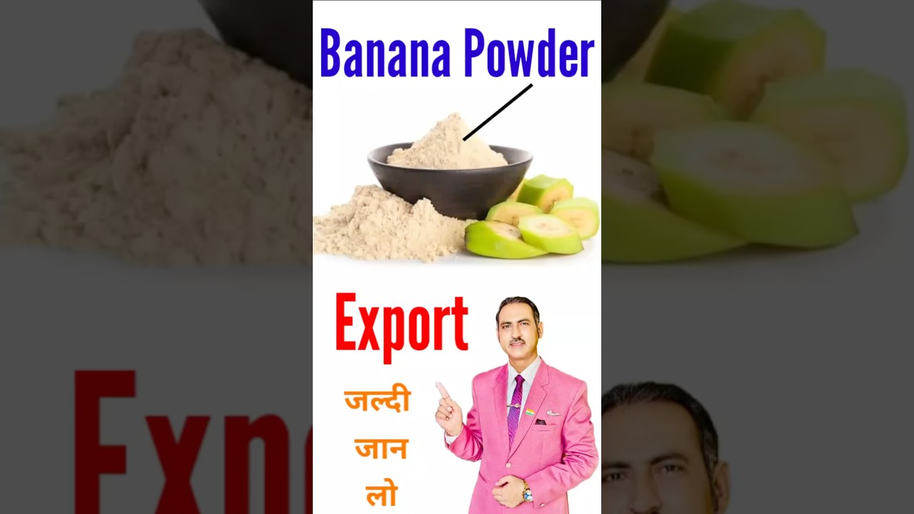 How to export banana powder #shorts #ytshorts #shortsfeed #rajeevsaini