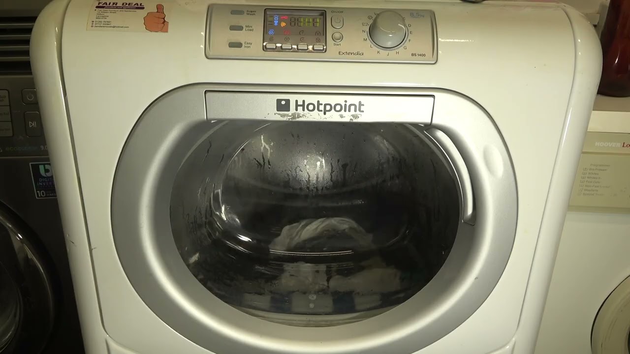 Program F : Acrylics 40'c / Hotpoint Extendia BS1400 8.5kg Washing machine