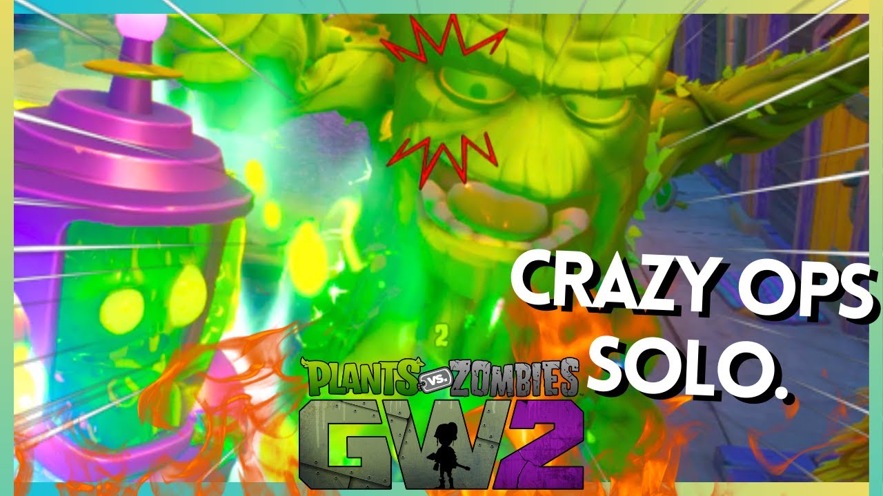 Can You Beat CRAZY Graveyard Ops Solo? (PvZGW2)