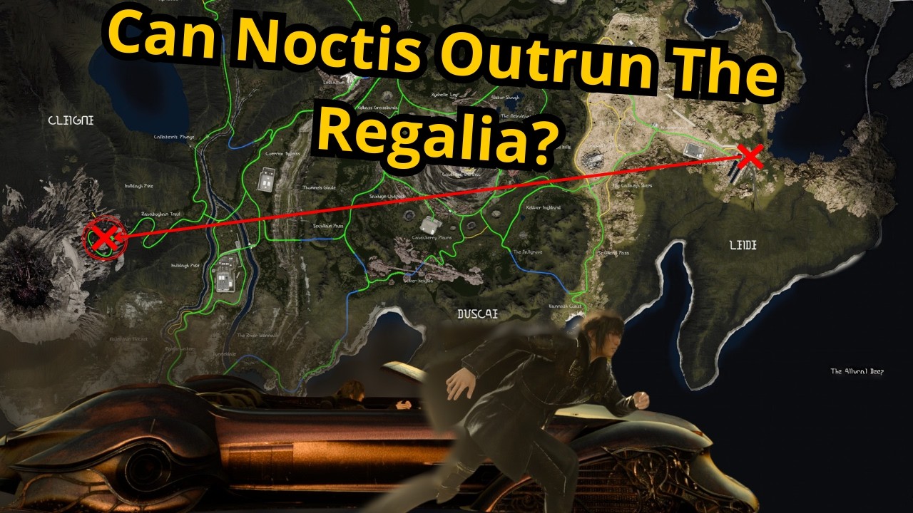 Can Noctis Outrun The Regalia In 4X SPEED?
