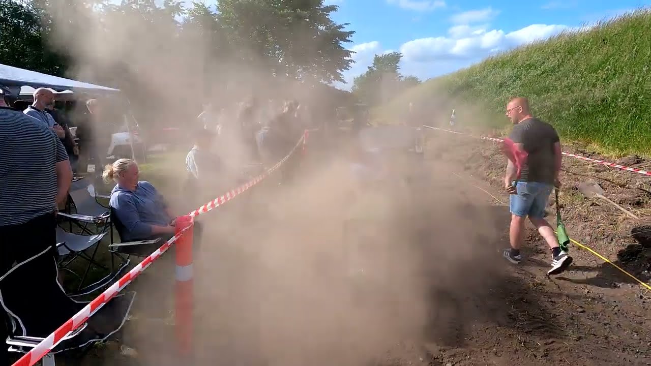 Havetraktor træk i Ø Bjerregrav