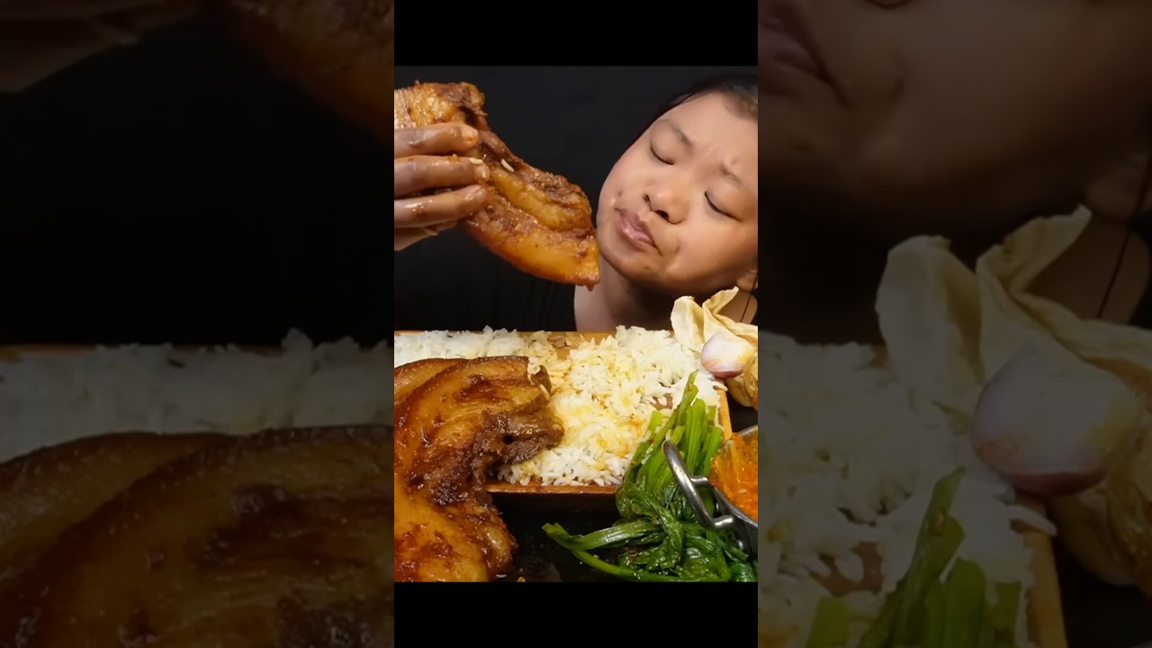 Eating Pork Belly #porkbelly #pork #mukbang #eatingshow #eatingasmr