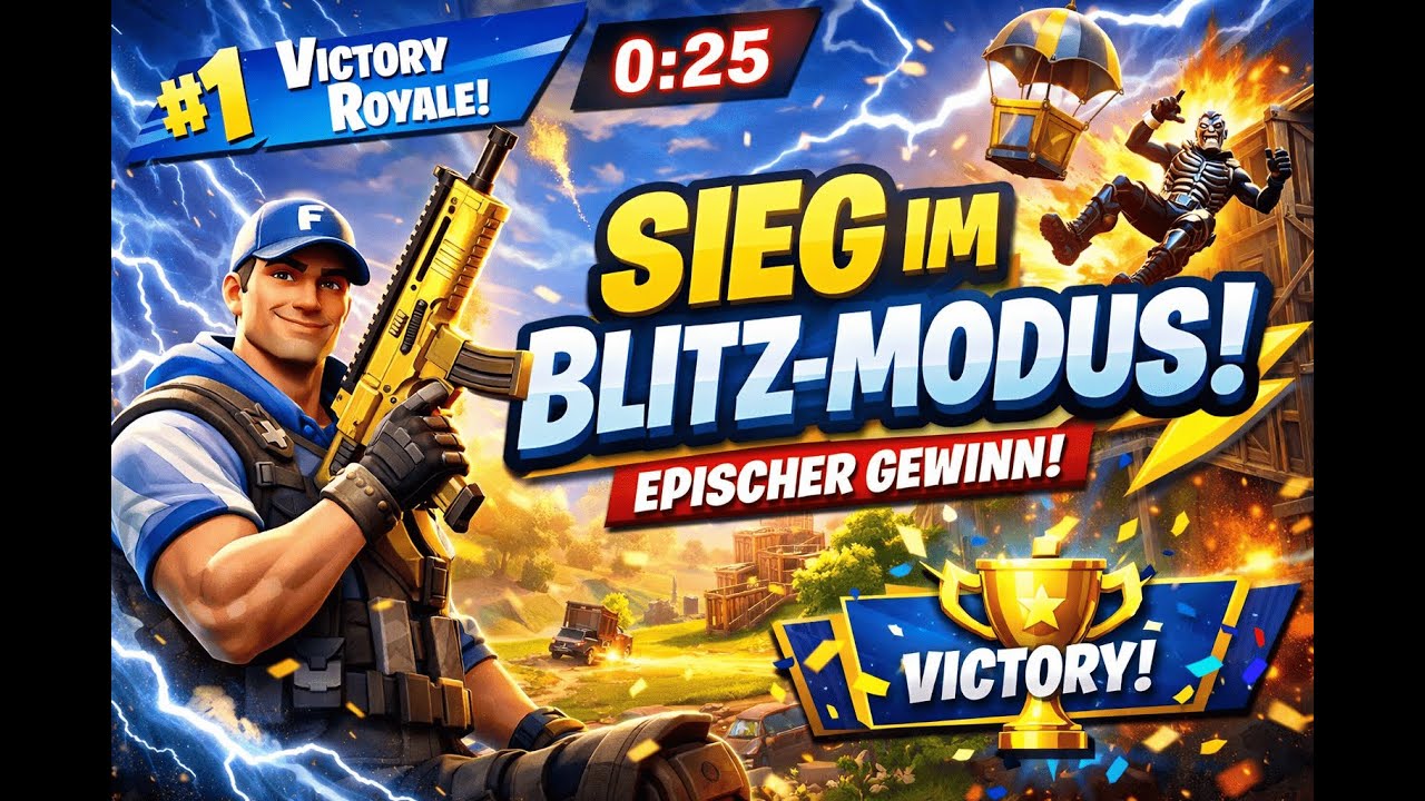 SO habe ich den BLITZ-MODUS GEWONNEN! 🏆 | Fortnite