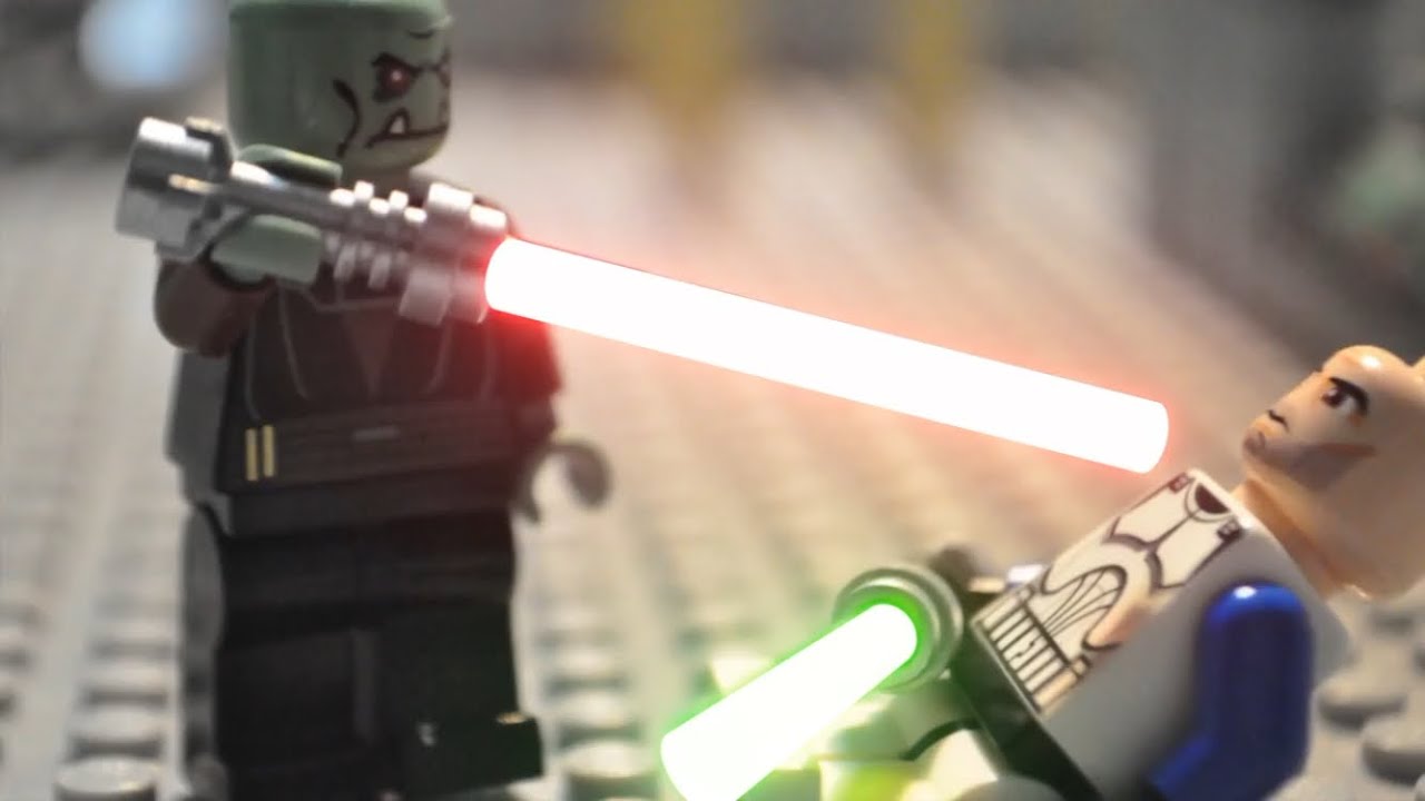 Epic Lightsaber Duel (Stop-Motion Animation) #LEGOSTARWARS