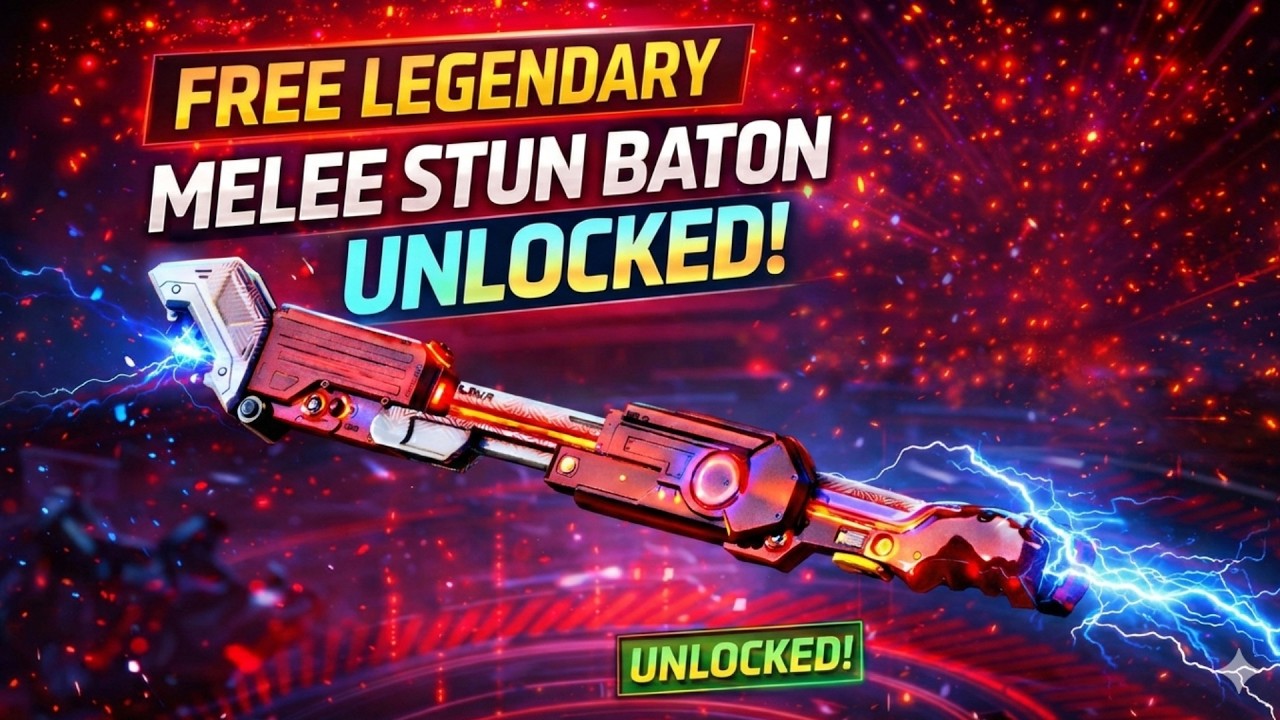 Free Legendary Melee Stun Baton Unlocked! | CodM PLR