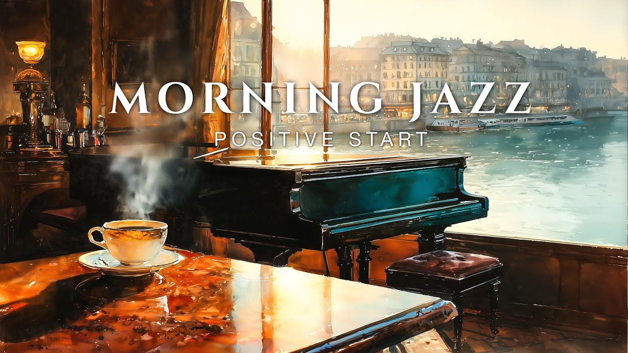 Golden Morning in Prague☕ Gentle Jazz Piano & Coffee Ambience for a Positive Start ✨