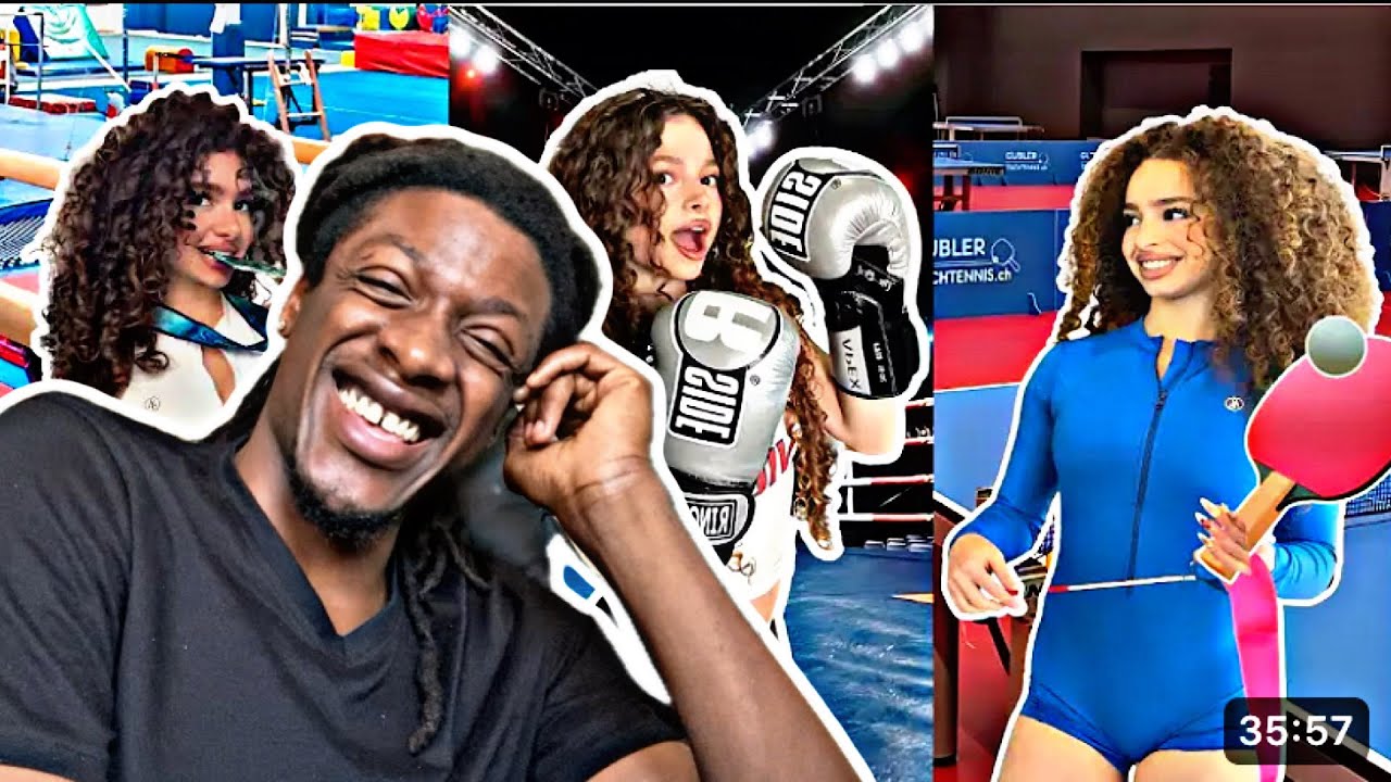 KEWONIS CB REACTS TO THE KALOGERAS SISTERS WE TRIED 5 DIFFERENT SPORTS!