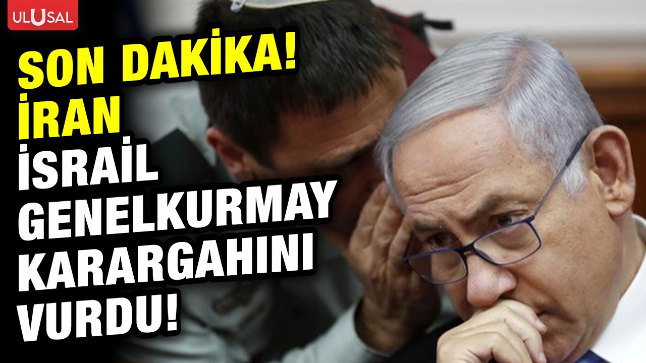 Son dakika! İran Tel Aviv'de Savunma Bakanlığı ve Genelkurmay Karargahı'nı vurdu!